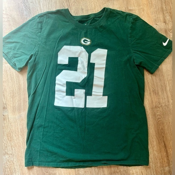 Green Bay Packers stitched Nike Tee size Medium - Picture 1 of 5